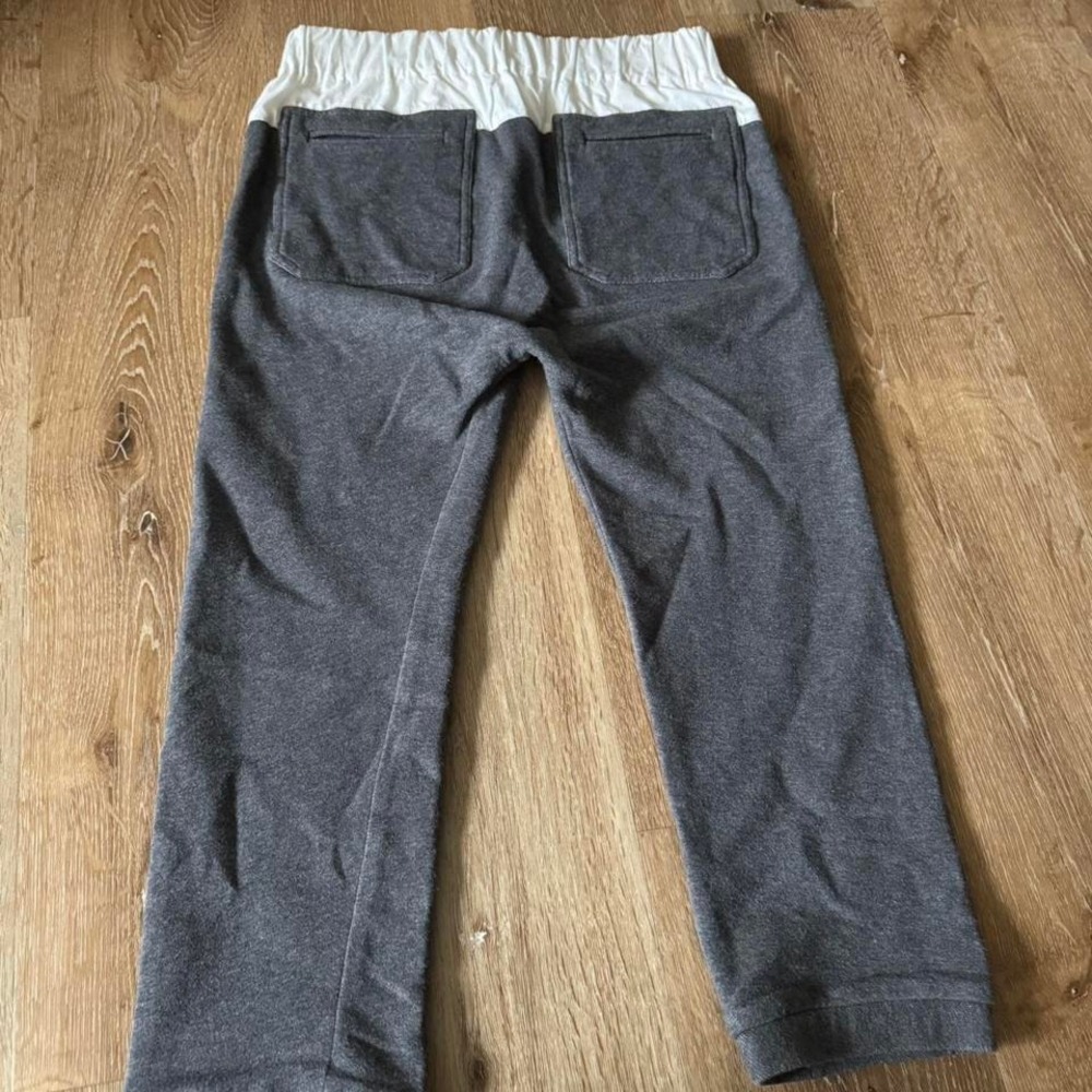 Marni Gray with White Waistband Capri Joggers‎ Summer Edition 2014 Size 38 - Picture 3 of 5